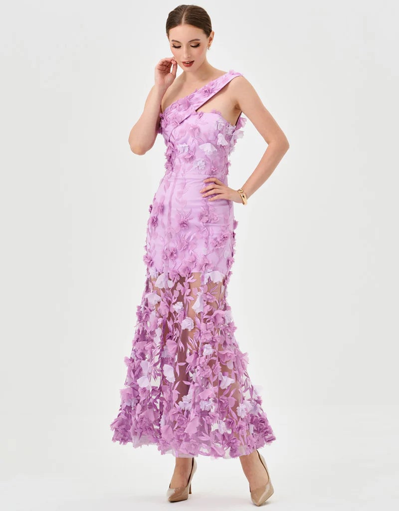 Bariano Shayan One Shoulder Midaxi photo 4