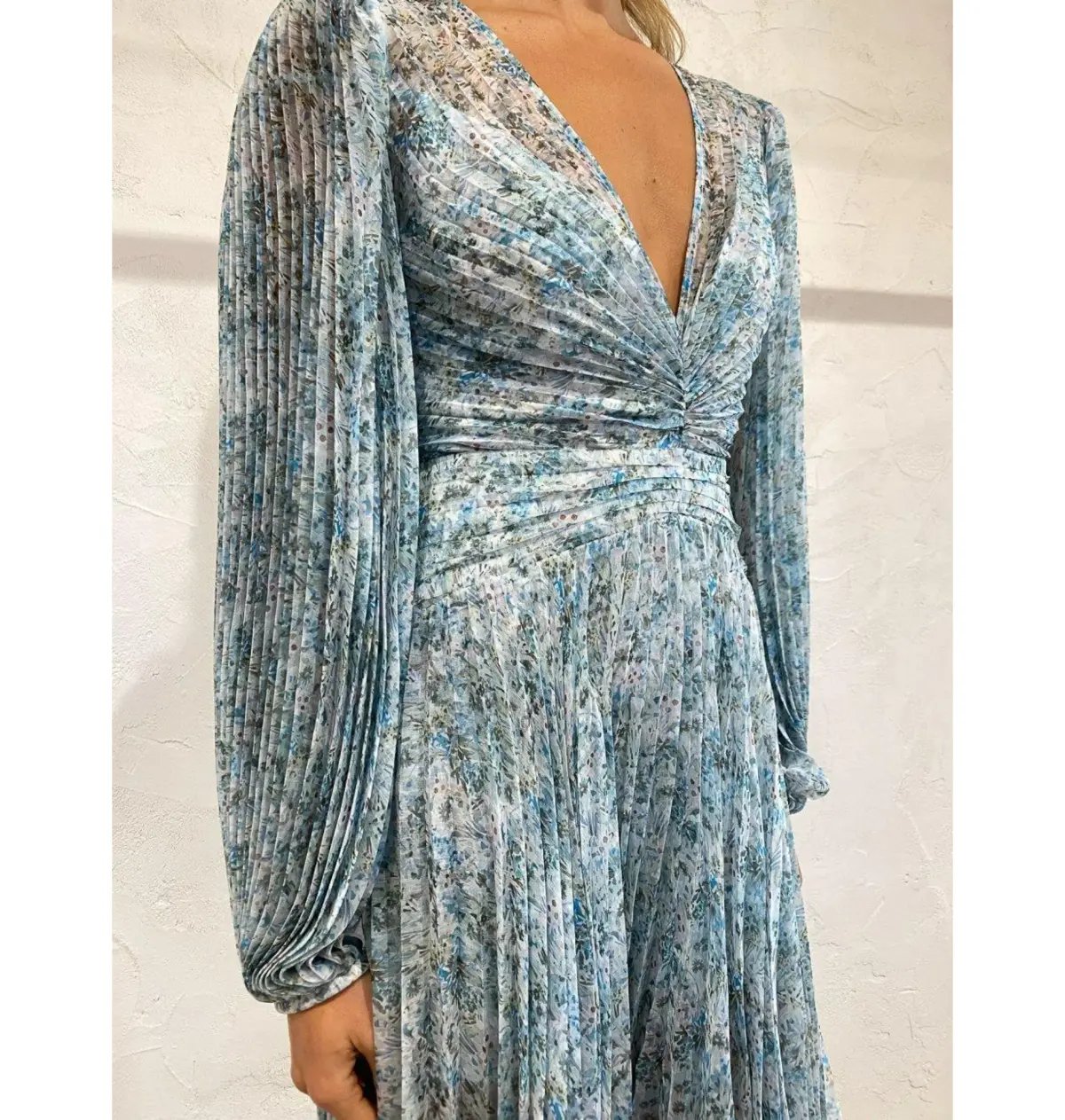 Acler Astone Dress In Blue Fields Size AU 12 photo 3