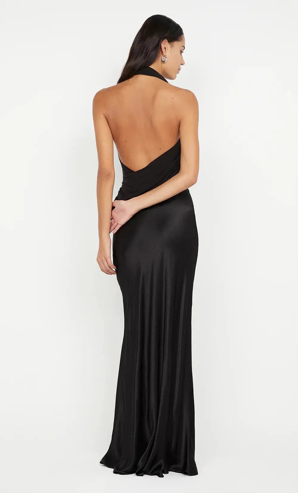 Bec & Bridge Ida Halter Maxi Dress in Black Size AU 12 photo 4