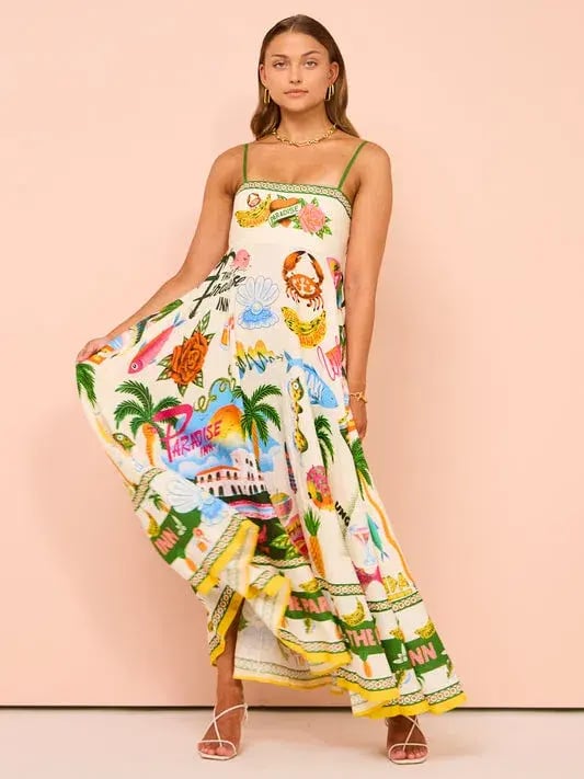 Alemais  Paradiso Sundress In Multi Size 16 photo 2