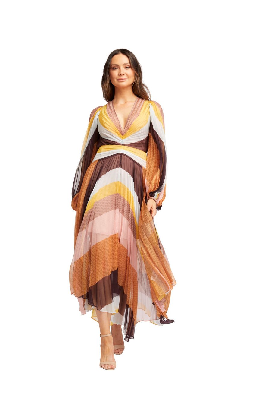 Acler Astone Dress - Rainbow Stripe photo 3