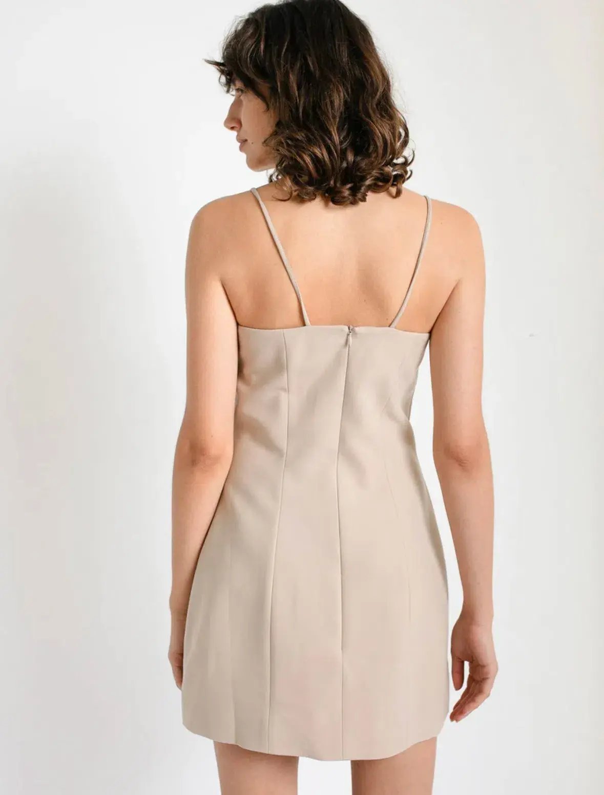 Anna Quan Kennedy Dress Beige Size AU 6 photo 2
