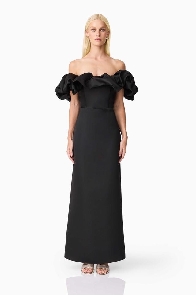 Elliatt Sharon Midi Dress - Black photo 4