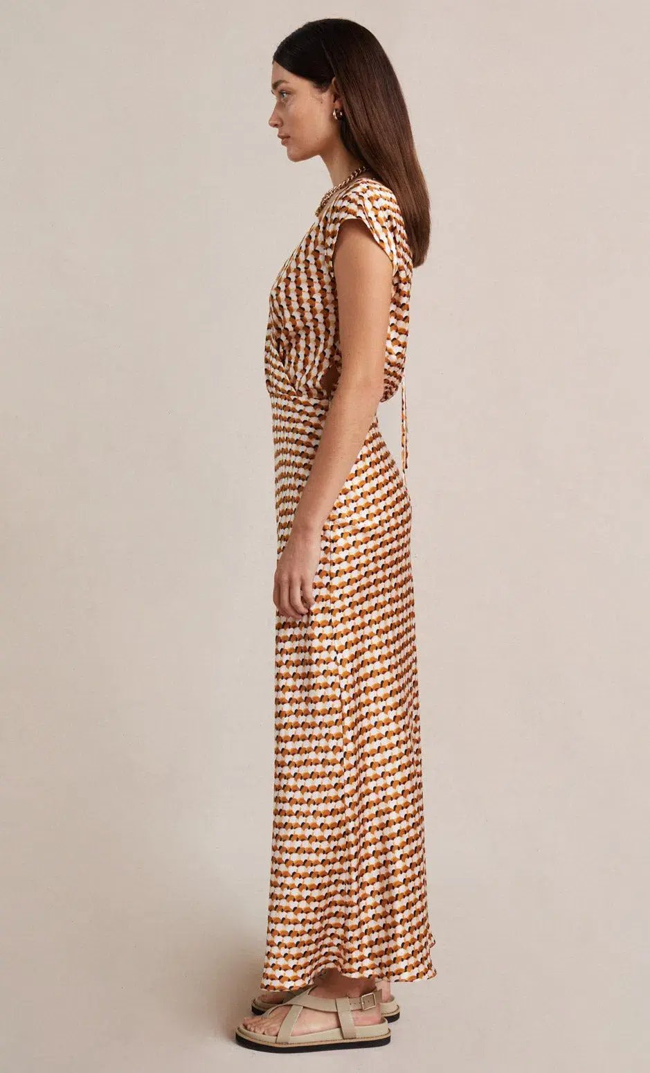 Bec & Bridge Casablanca Wrap Maxi Dress Print Size 10 photo 2