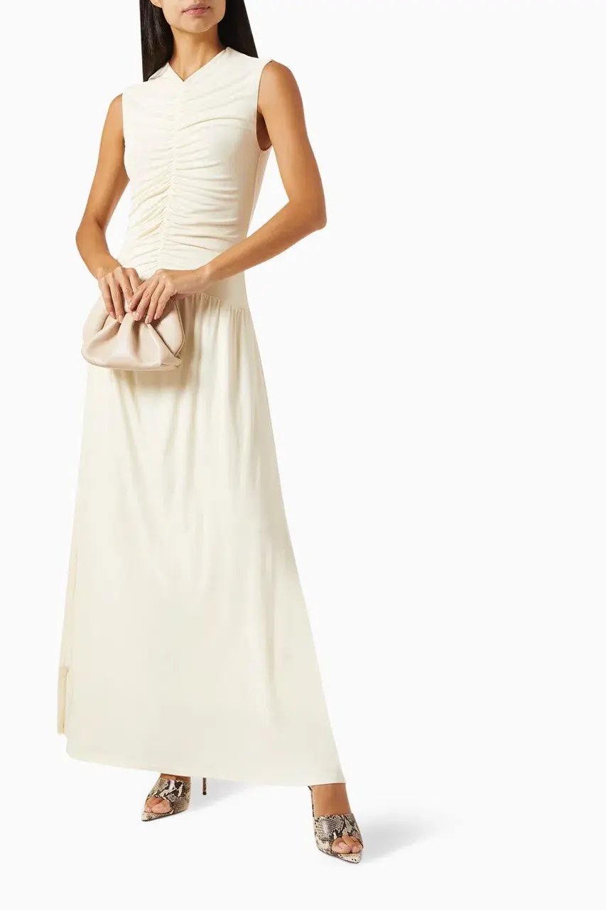 ANNA QUAN Fleur Maxi Dress Vanilla Cream 8 photo 4