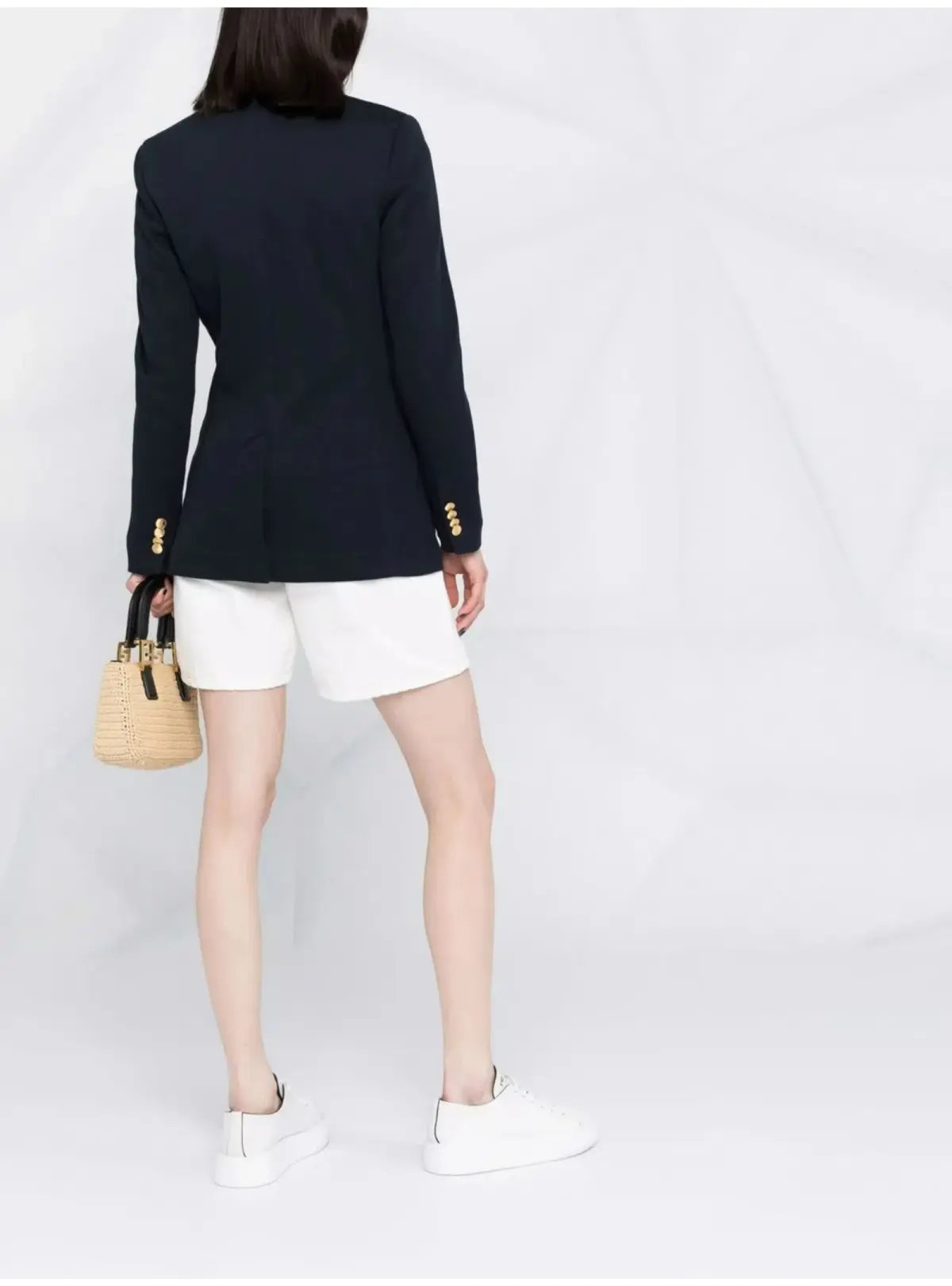 Ralph Lauren Crested Cotton Blazer Navy Size AU 6 photo 4