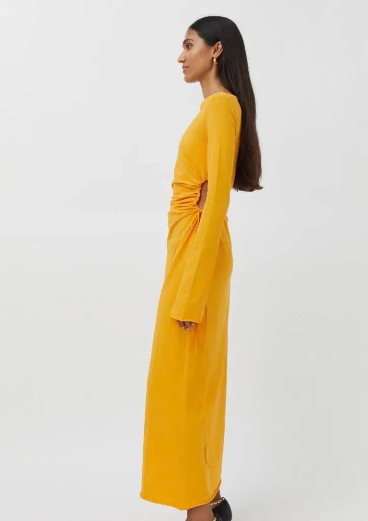 Camilla and Marc Alexandre Midi Dress in Marigold Yellow Size 10 photo 7