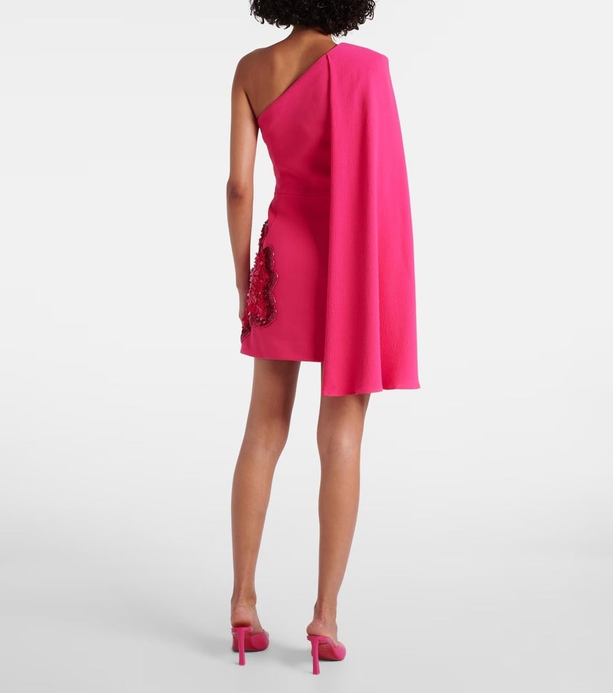 Rebecca Vallance Layana Mini Dress Raspberry photo 4