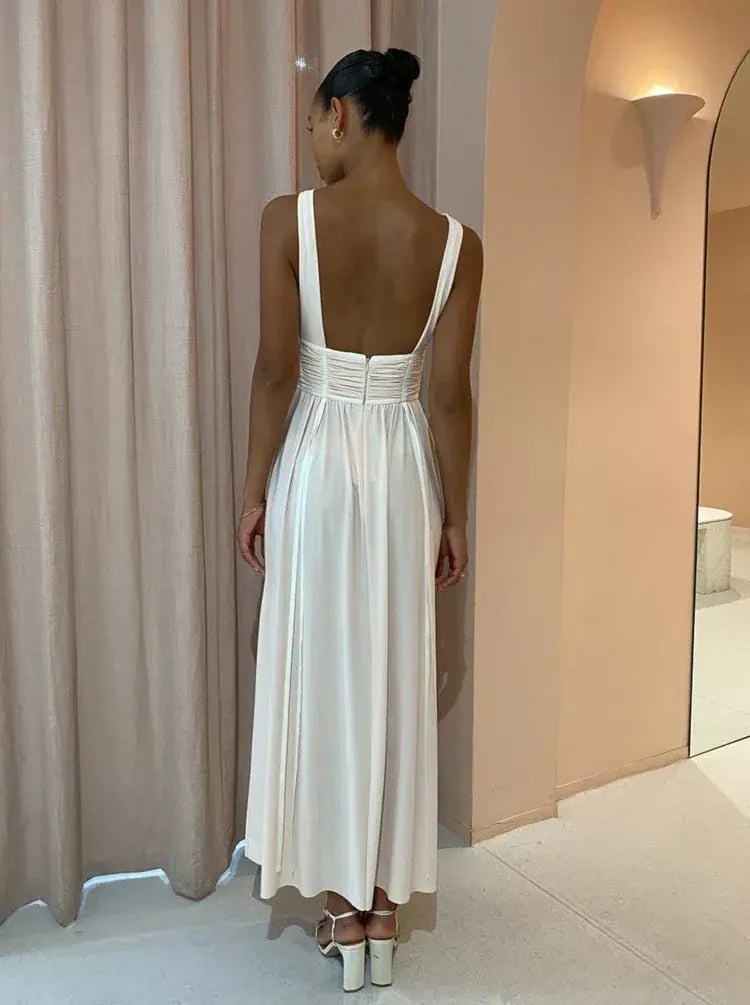 Bec & Bridge Gwen Maxi Dress in Shell Size 12 photo 3