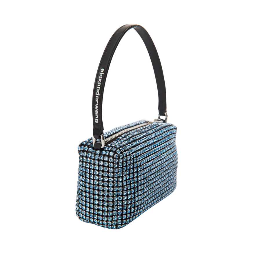 Alexander Wang Heiress Bag In Crystal Mesh (blue) photo 2