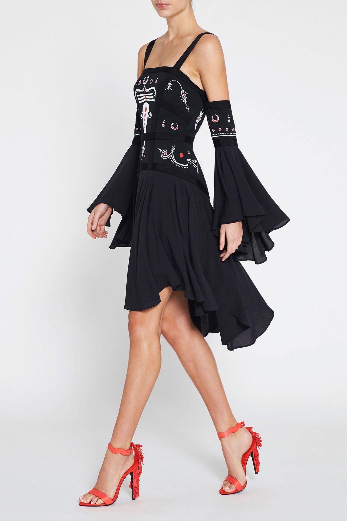 Sass & Bide Phoenix Flight Dress Black Size 8 photo 2