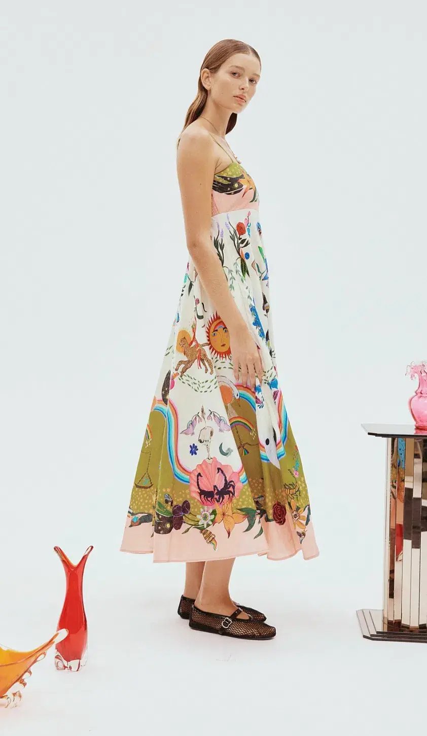 Alemais Evergreen Sundress Multi Print Size 10 photo 2
