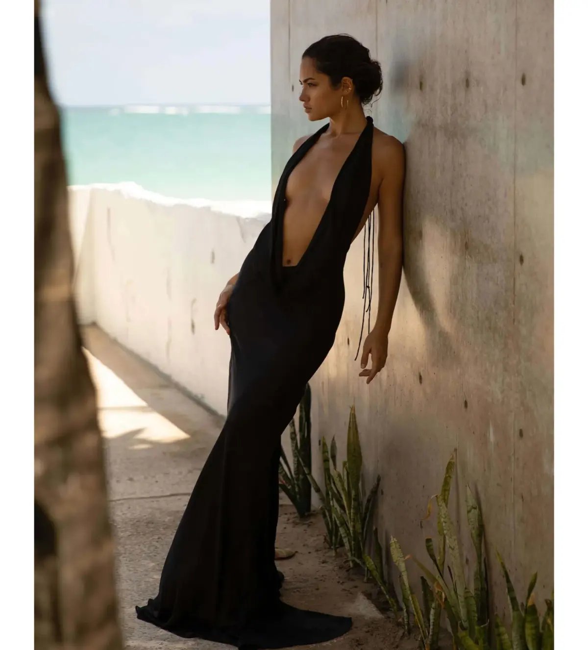 Rat & Boa Donyale Maxi Dress Black Size AU 6 photo 2
