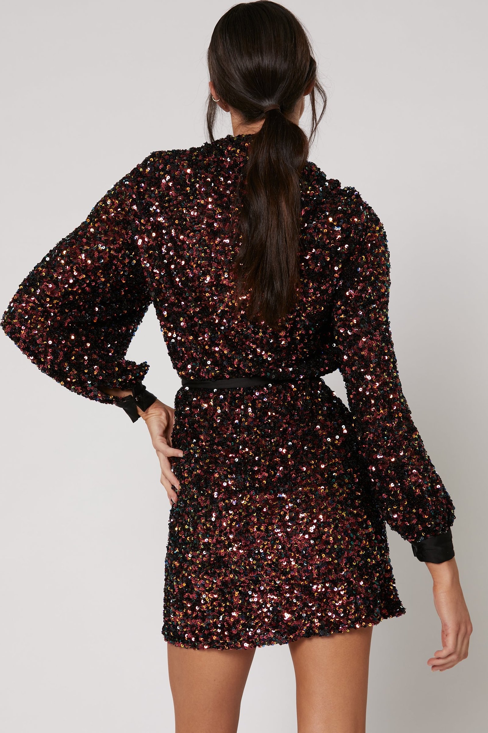 WINONA LUMI CLASSIC DRESS - WINE MULTI photo 7