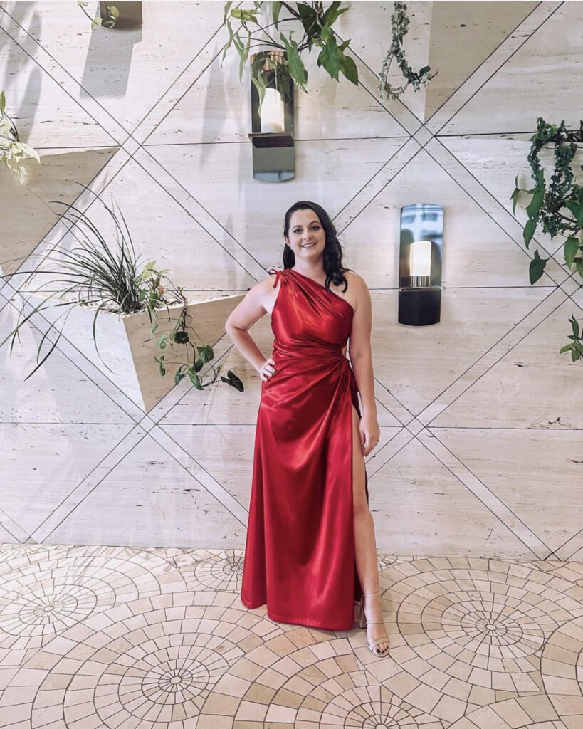 Sonya Nour Red Maxi Dress photo 6