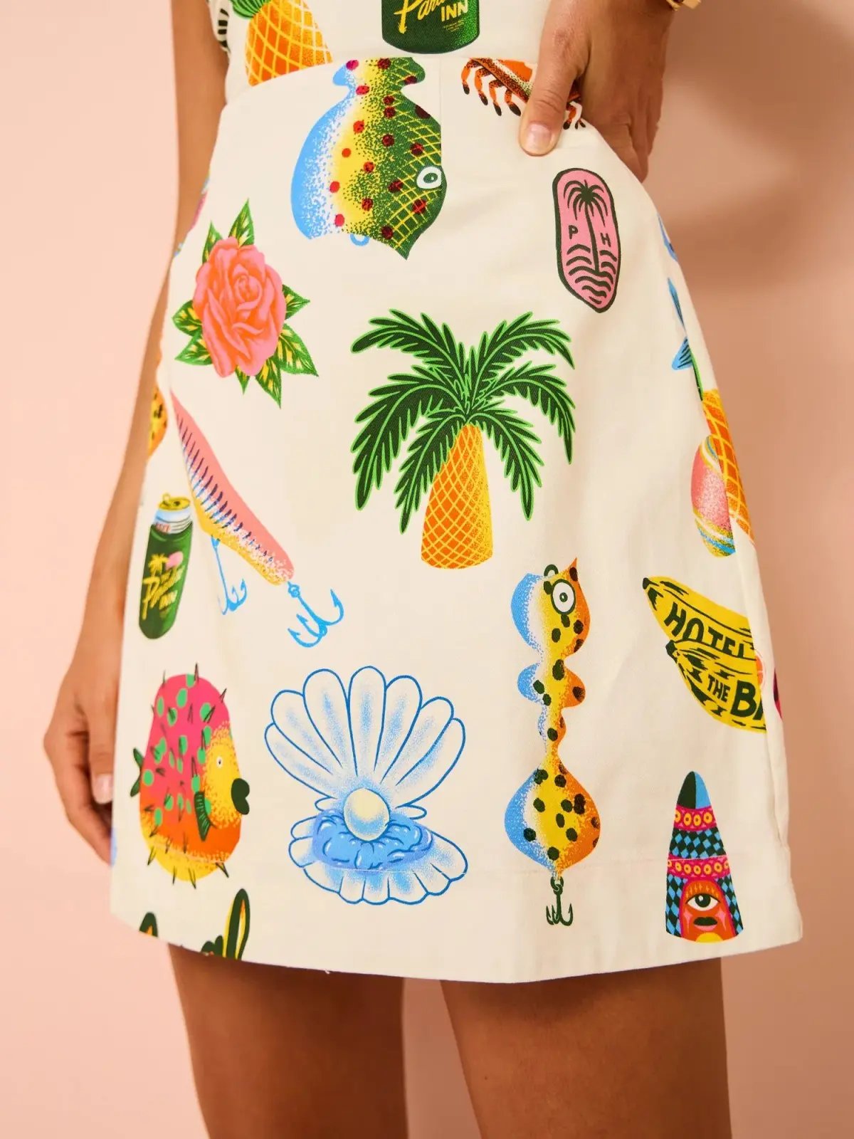 Alemais Samaki Mini Dress Print Size AU 6 photo 6