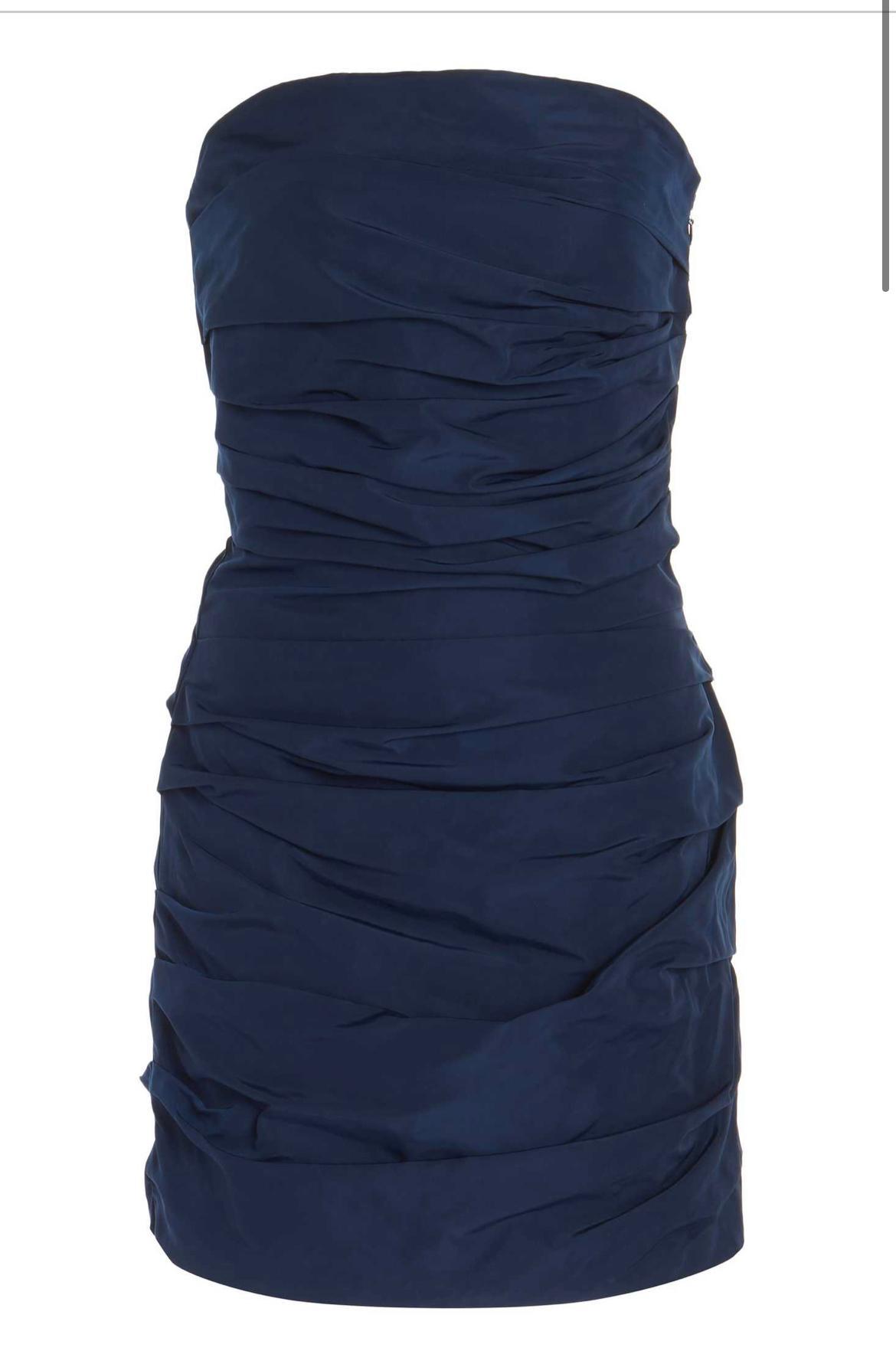 GEORGIA ALICE Betty Draped Taffeta Mini Dress photo 3