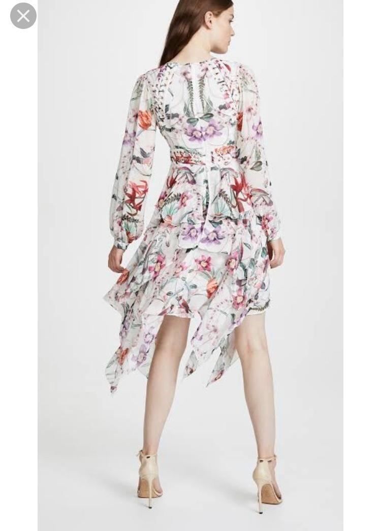Thurley Poppy print layered dress photo 3