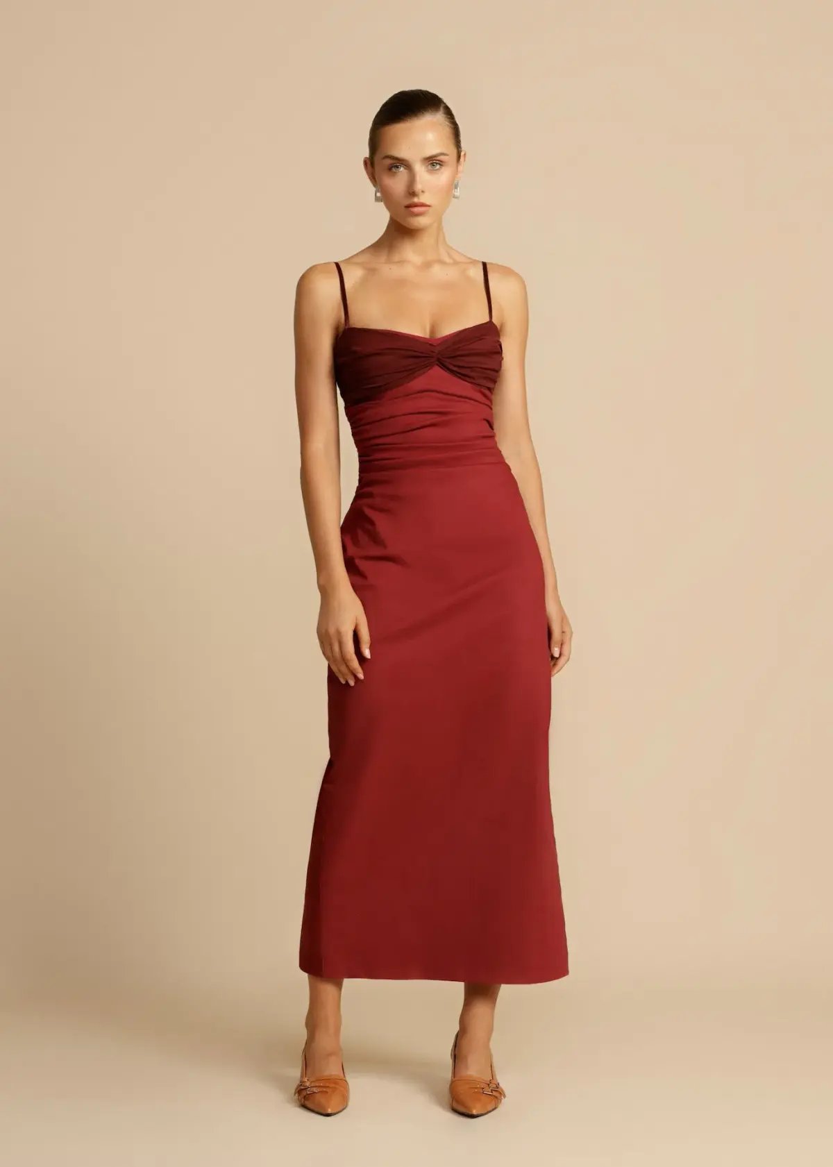 Arcina Ori Kinsley Dress Wine Size M / AU 10 photo 2