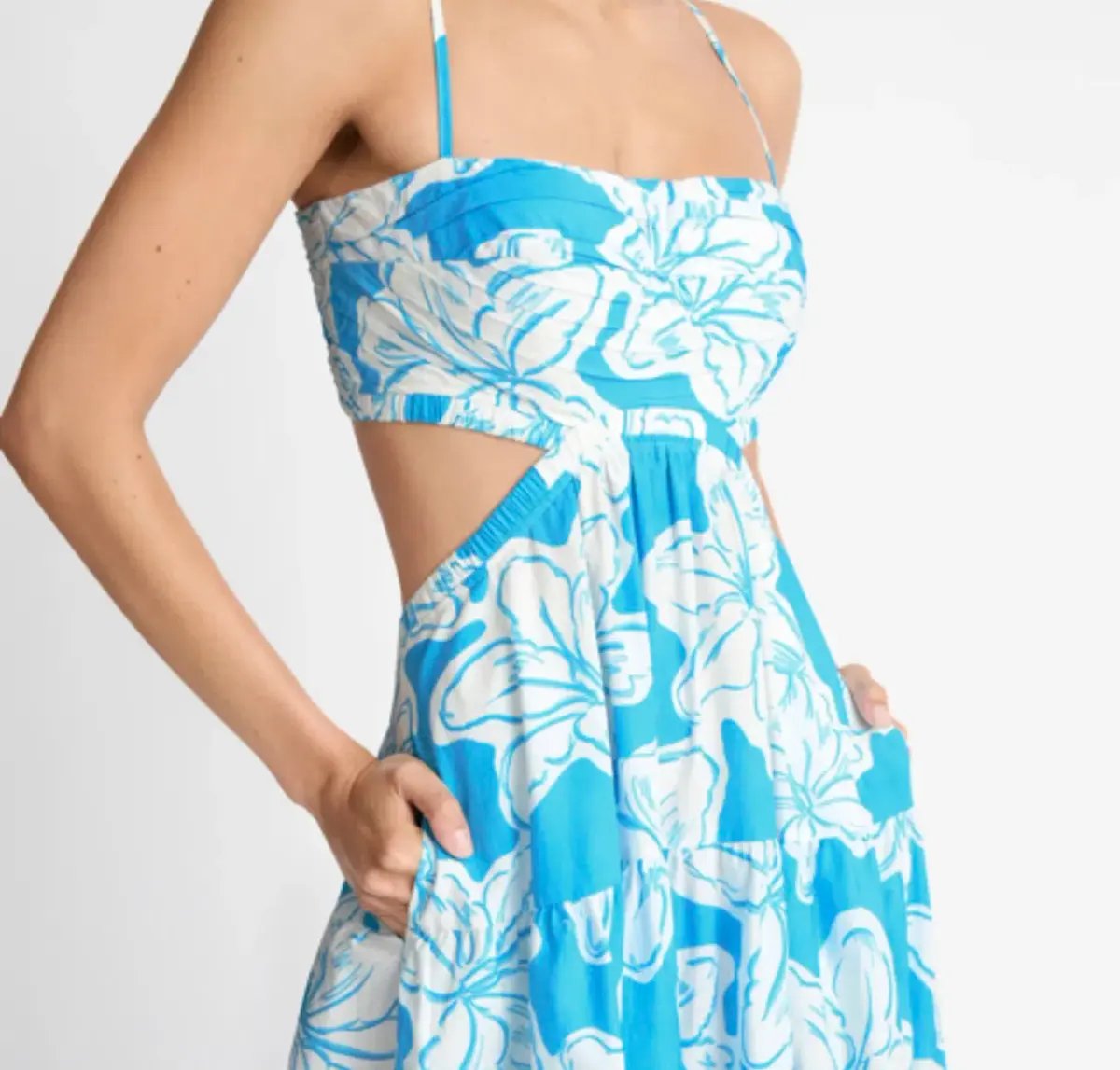 Sheike Tropic Breeze Maxi Dress Blue Size 10 photo 2