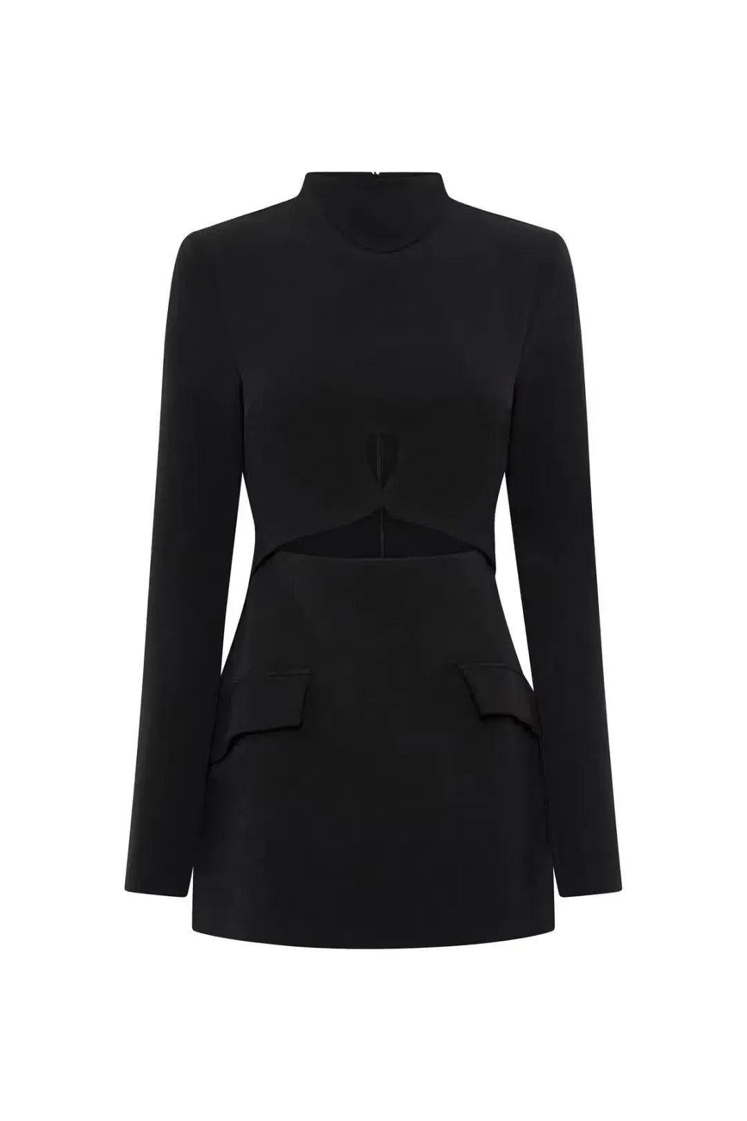 Camilla & Marc Ilona Long Sleeve Mini Dress Black Size 6 photo 7