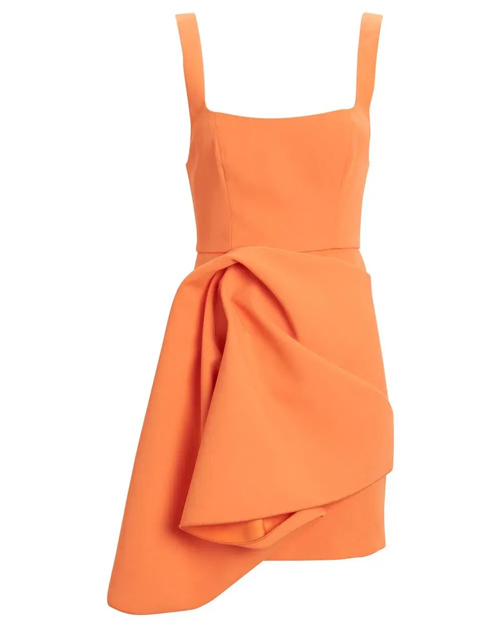 Acler Clarke Draped Mini Dress Orange Size 8 photo 3