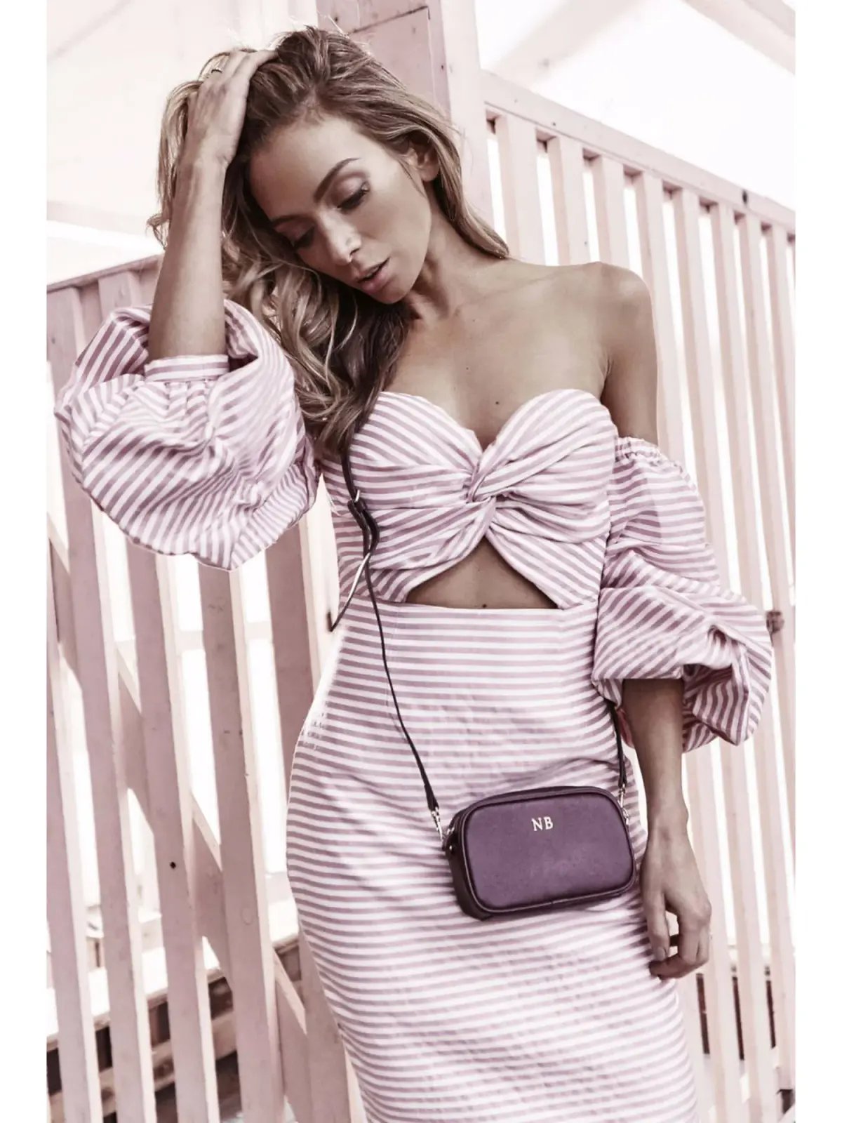 Asilio Candy Eyed Midi Dress Pink Size AU 10 photo 2