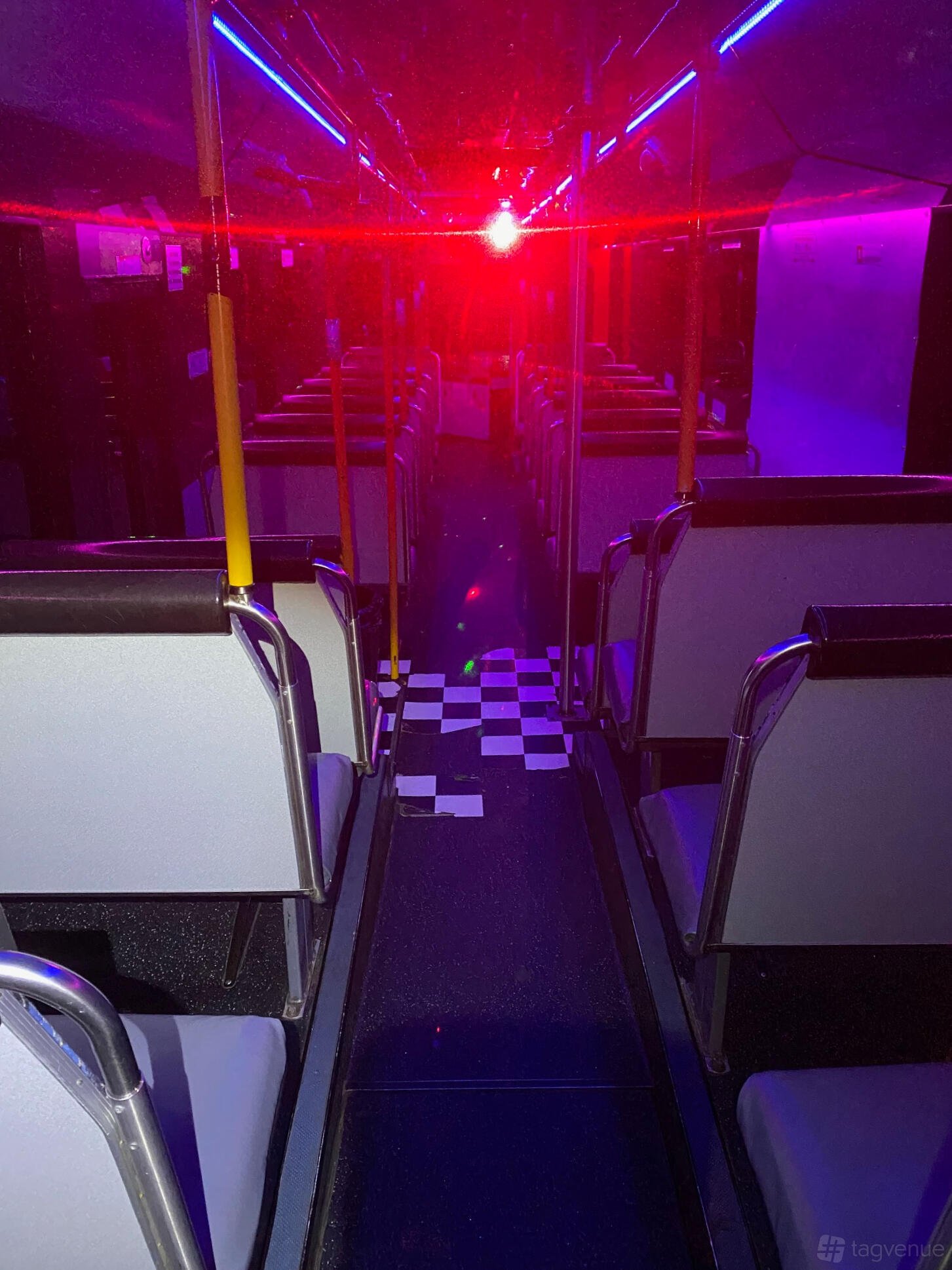 32 Seater Party Bus at Pink Party Bus photo 3