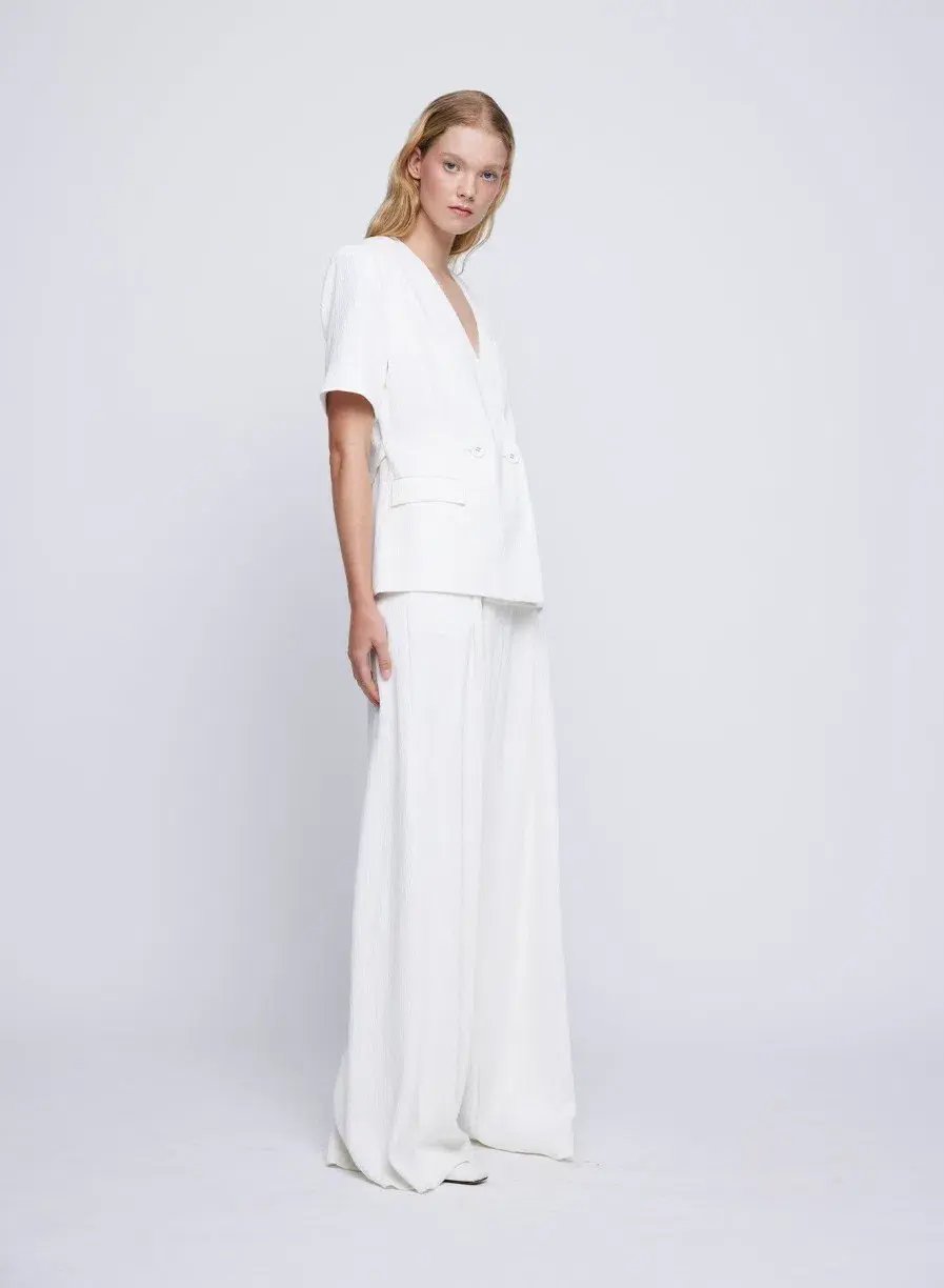 Anna Quan Kathleen Jacket And Matteo Pants Set In Carta 6 photo 2