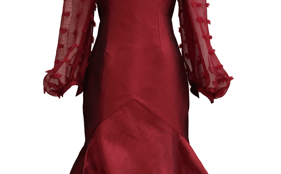 Nicola Finetti Rosalie Red Dress red size 8 photo 4