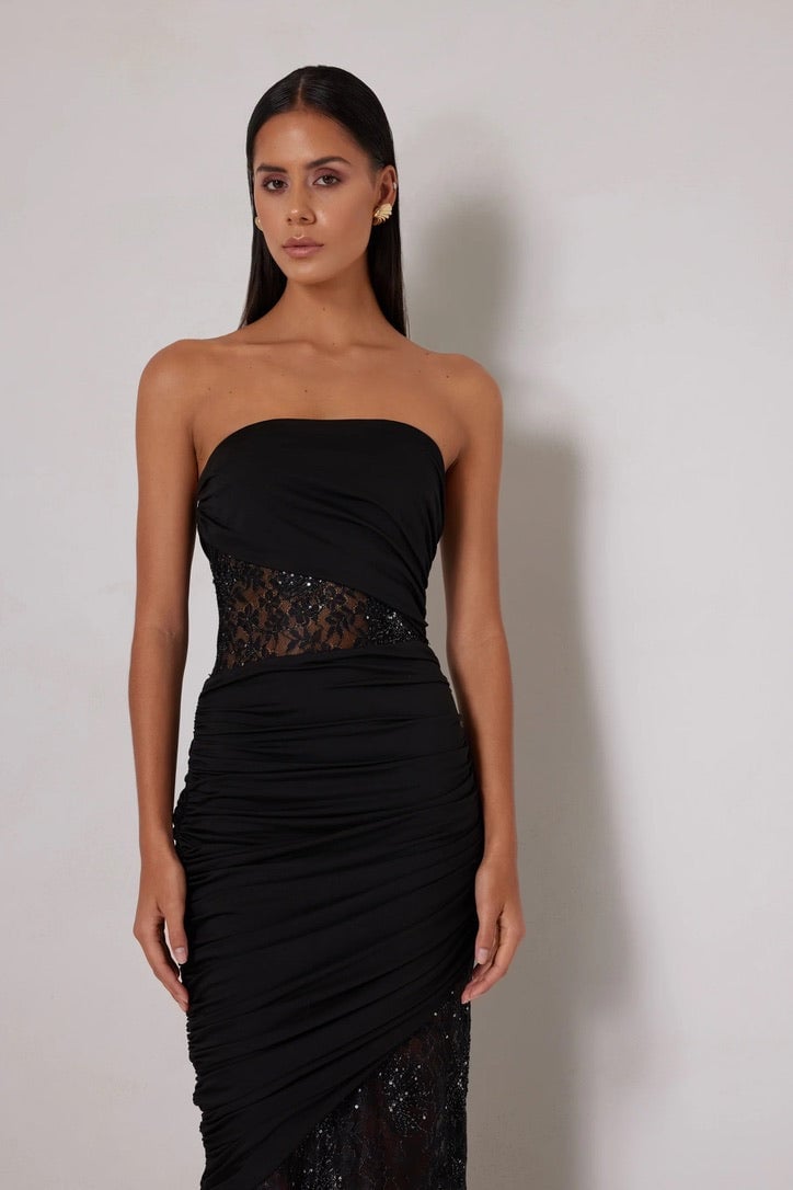 Elle Zeitoune Journee Dress - Black photo 2