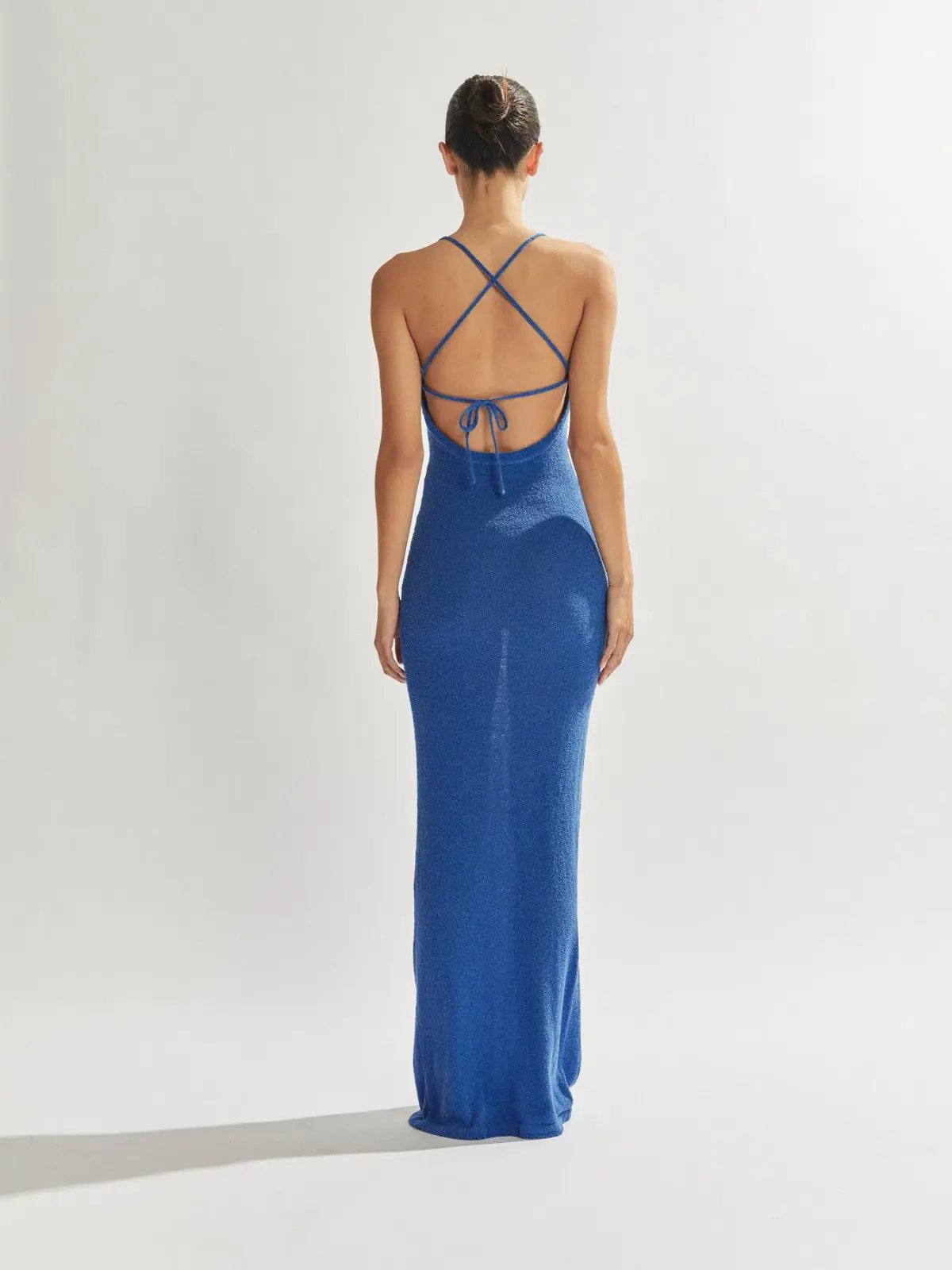 One Mile Sorrento Blue Dress Size 6 photo 3