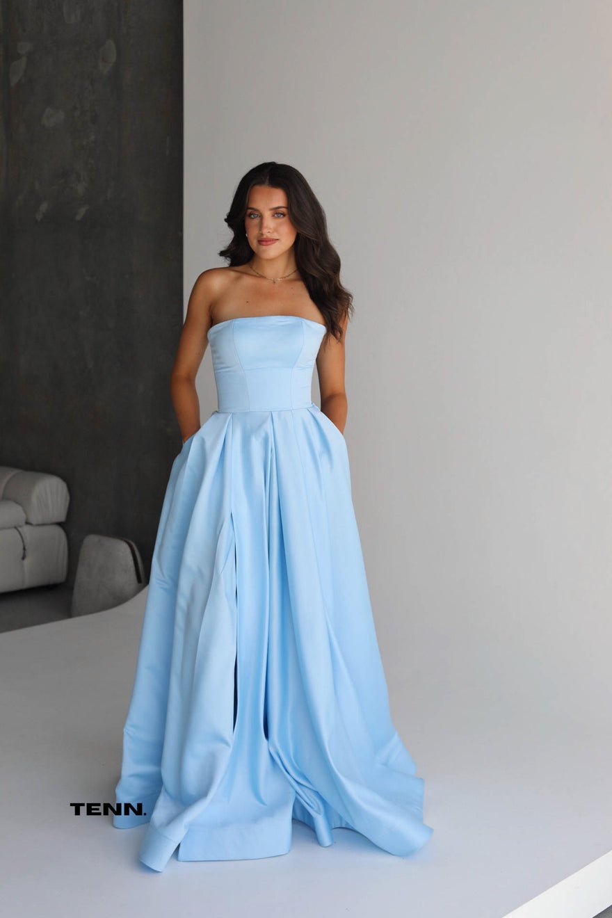 Lia Stublla Rosa Gown - Light Blue photo 3