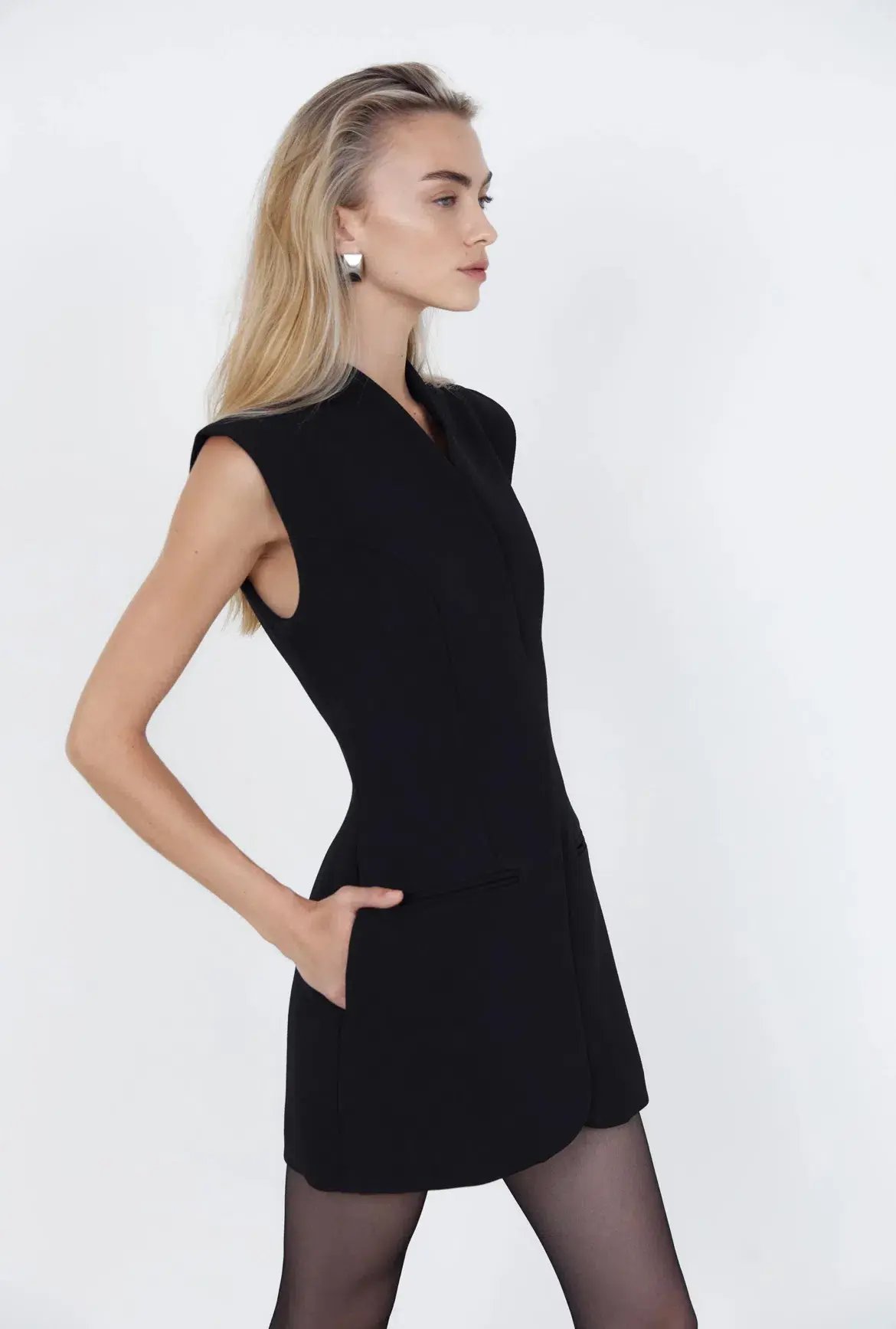 Capsule Wardrobe Cross Mini Dress Size 12 photo 2