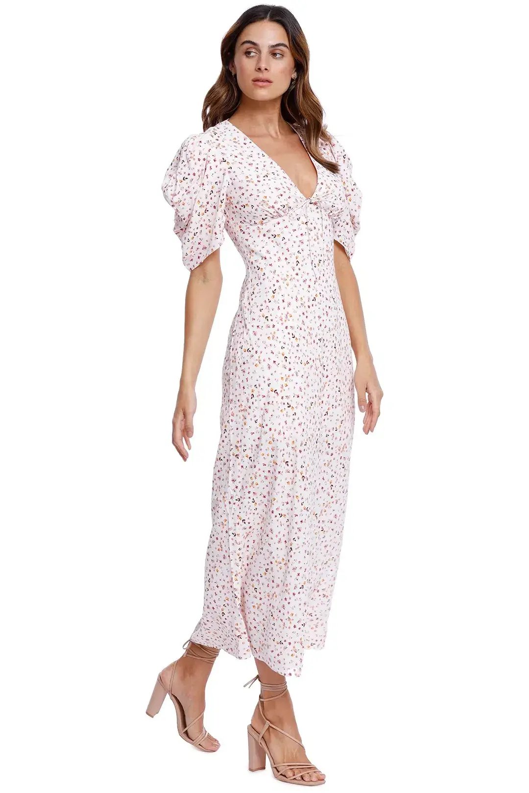 Significant Other Malarie Dress in Ditsy Wild Flower Print Size 6 photo 3