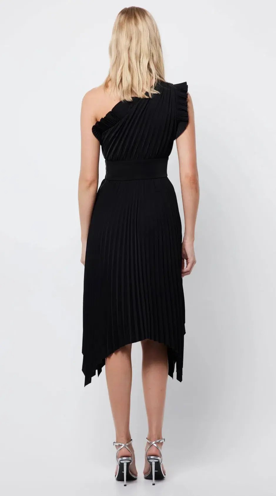 Mossman Lady Like Midi Dress Black Size 12 photo 2