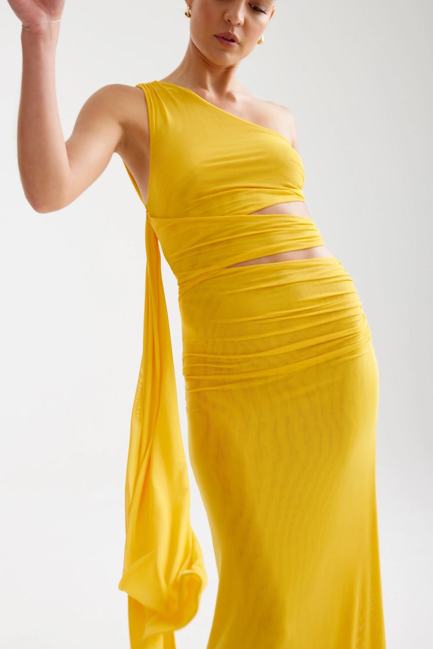 Lexi Nuri Dress - Burnt Orange photo 3