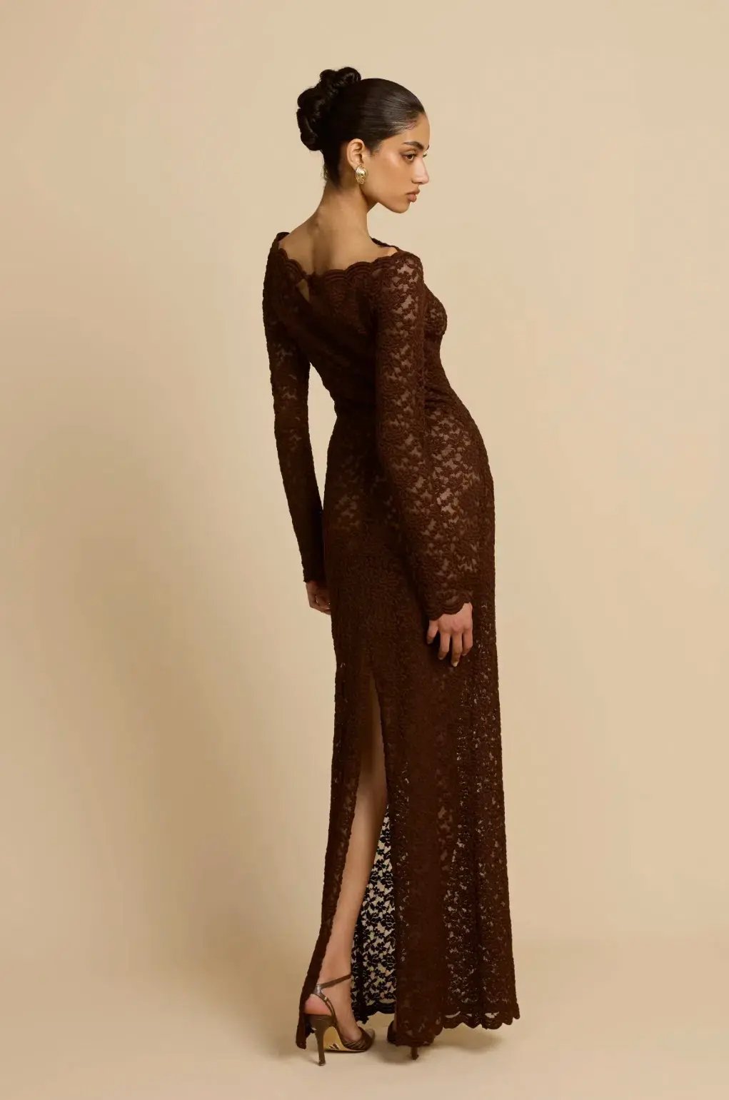 Arcina Ori Monet Gown Brown Size AU 8 photo 4