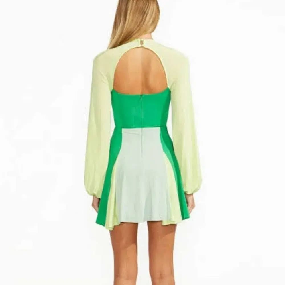 Alice McCall Bnwt Clover In Tulum Mini Dress Green Size AU 8 photo 3