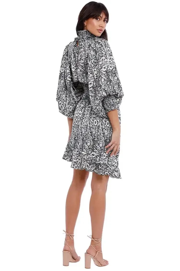 Elliatt Prevail Blouse and Mini Skirt Set Print Size 6 photo 3