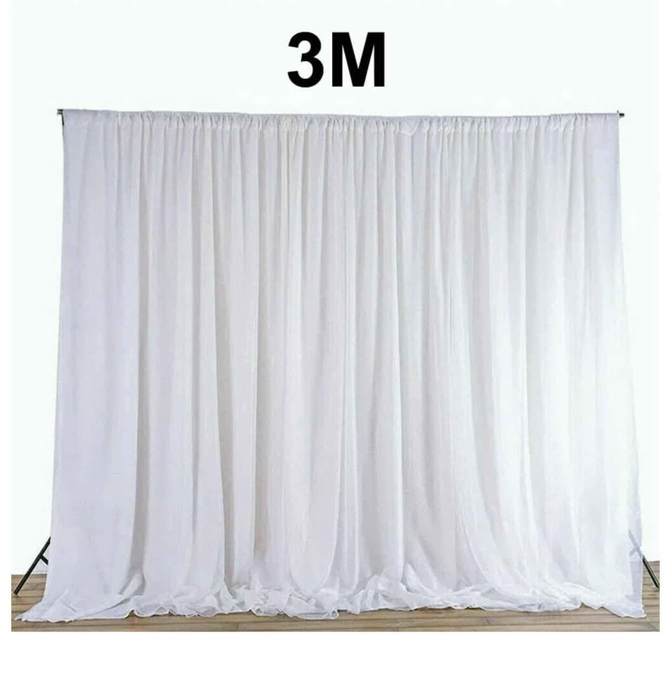 Backdrop stand and curtains for hire photo 2