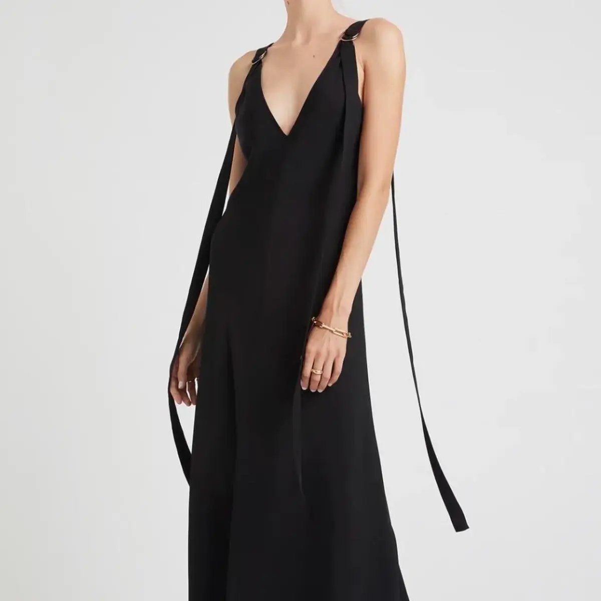 Lee Mathews Didion Dress Black Size 4 / AU 14 photo 4