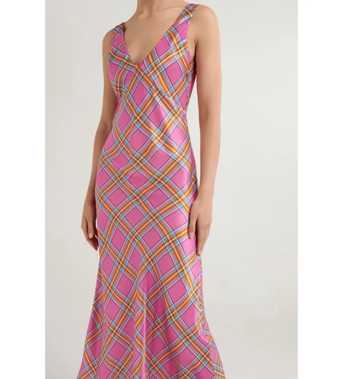 Steele Eadie Dress Pink Check Size AU 10 photo 5