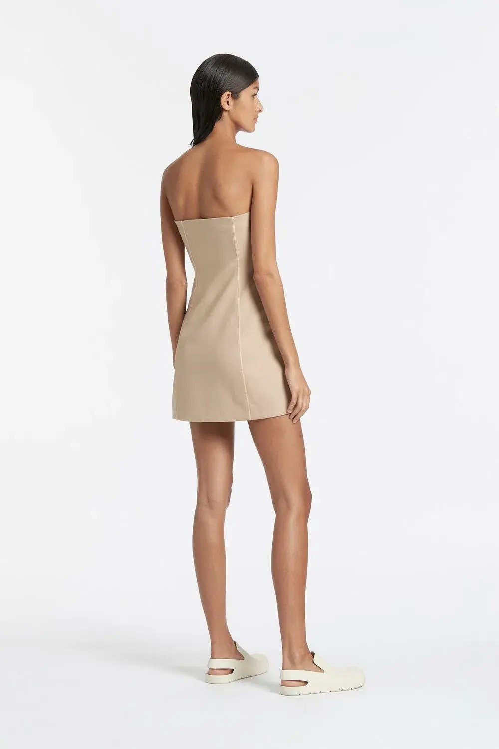 Sir the Label Monte Strapless Mini Dress Tan Size 3 / AU 12 photo 2