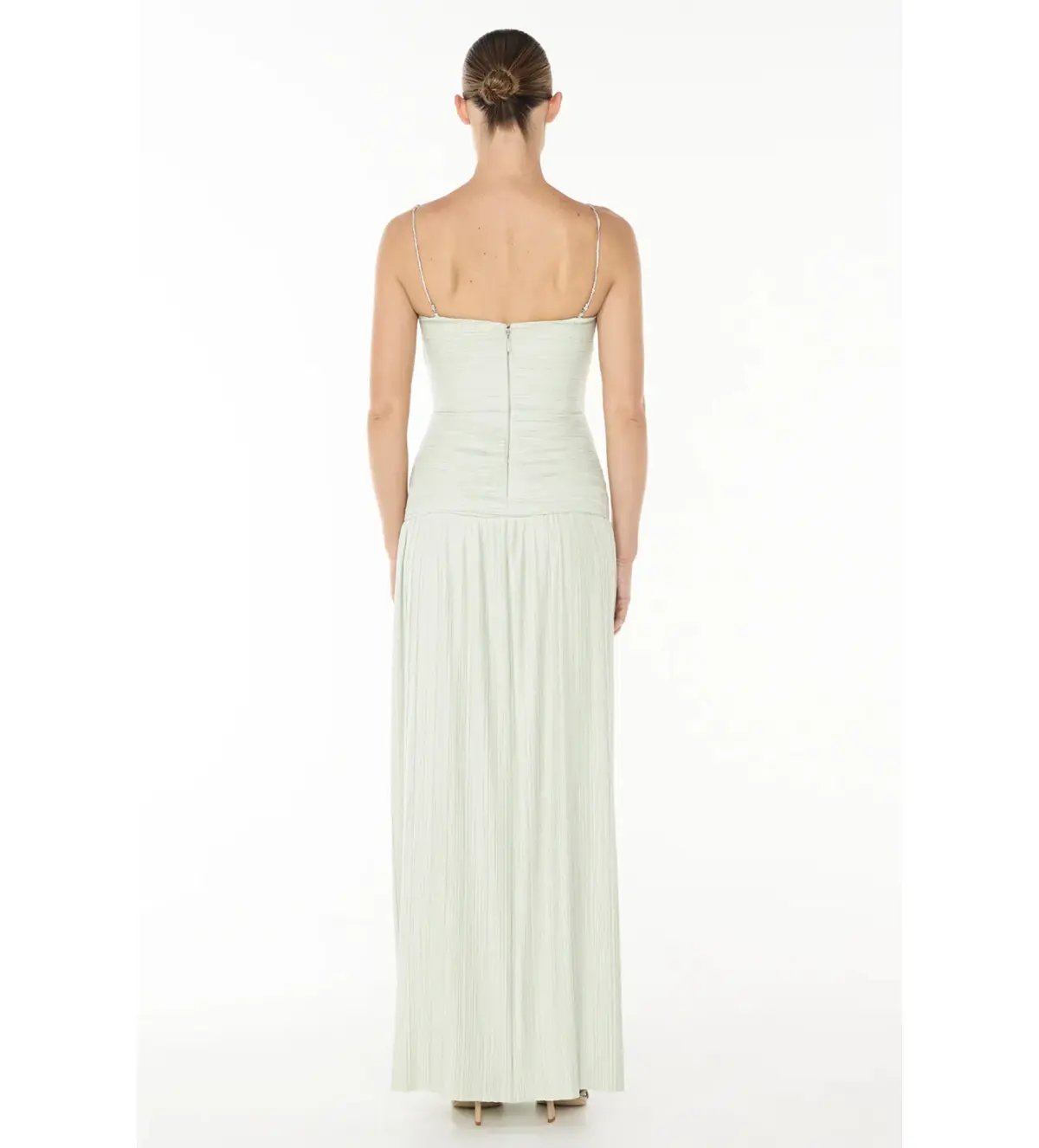 Manning Cartell Royal Debut Dress Sage Size 8 photo 3