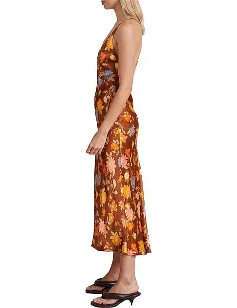 Bec & Bridge Valentina Midi Dress Print Size 6 photo 5