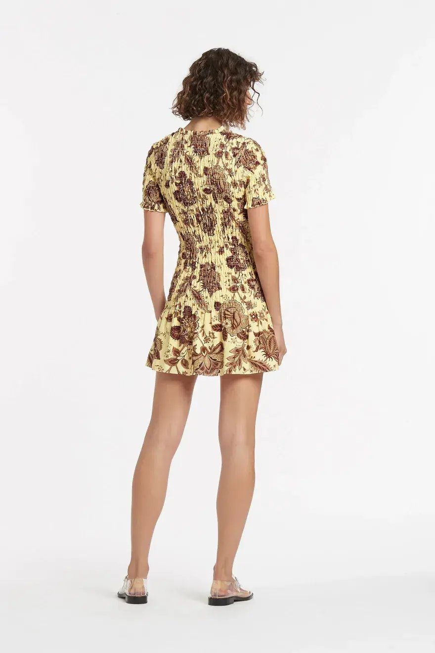 Sir the Label Rei Mini Dress Floral Size 10/M photo 3