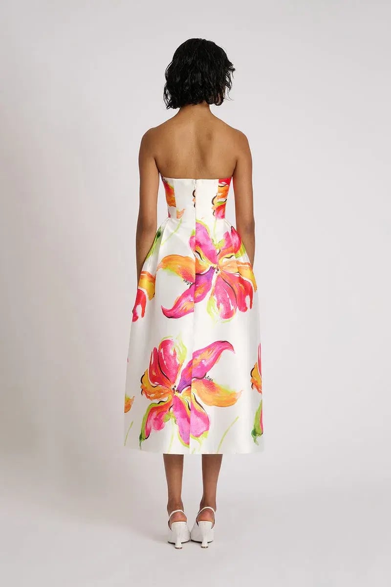 Eliya The Label Elis Midi Dress Floral Size M / AU 10 photo 3
