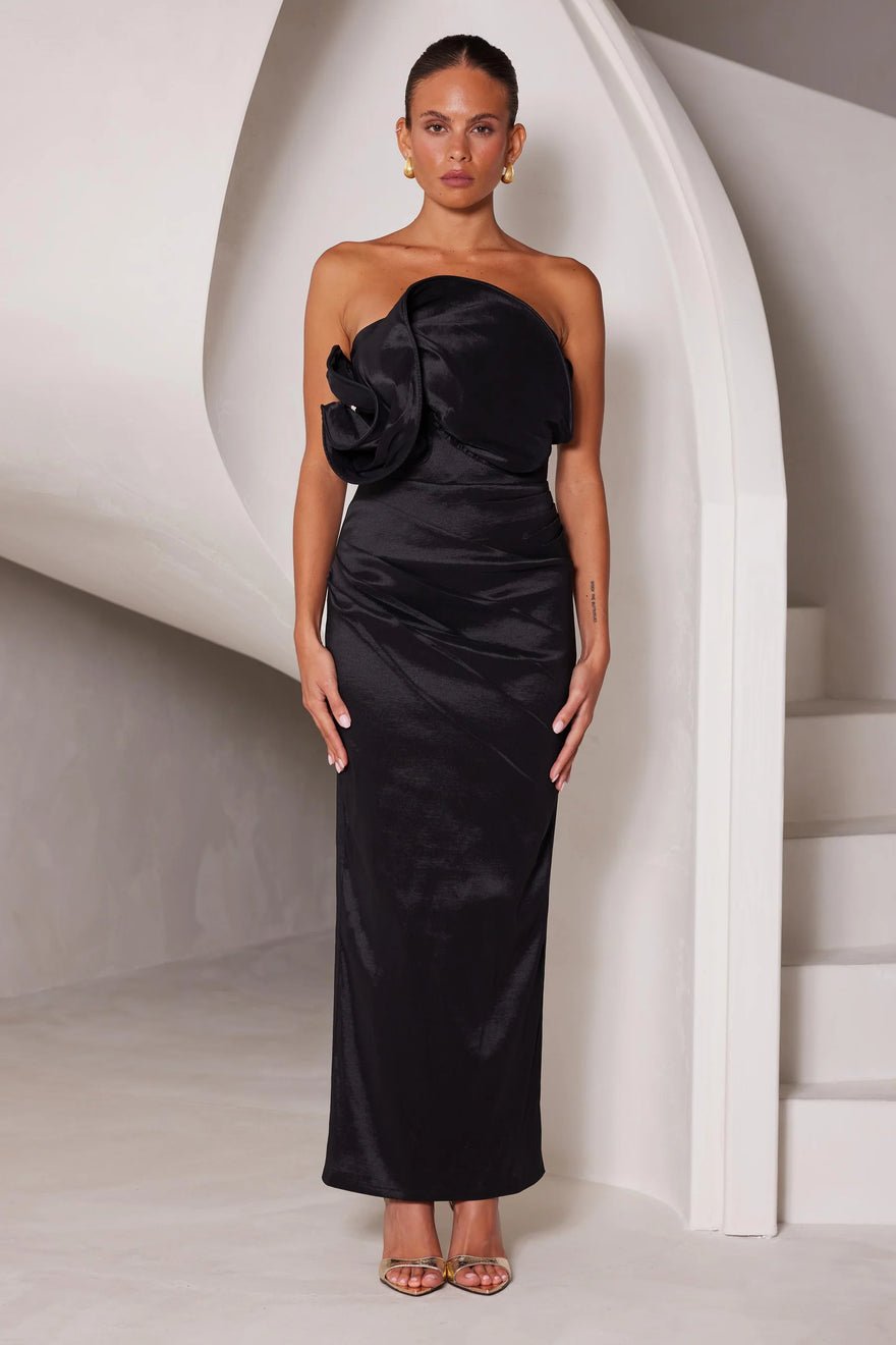 Elle Zeitoune Miles Dress - Black photo 3