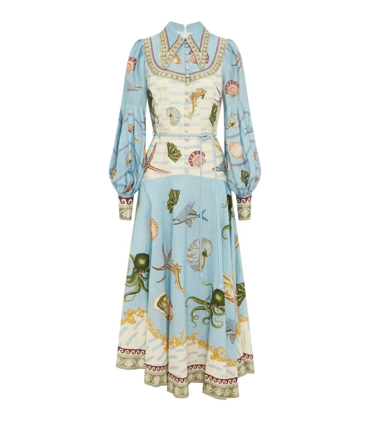 Alemais Bath House Shirtdress Multi Size AU 10 photo 5